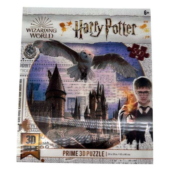 Harry Potter Prime 3D Puzzle 500 Piece Hogwarts Castle New Sealed - Picture 1 of 4